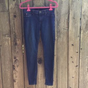hudson nico mid rise super skinny stretch jeans 28